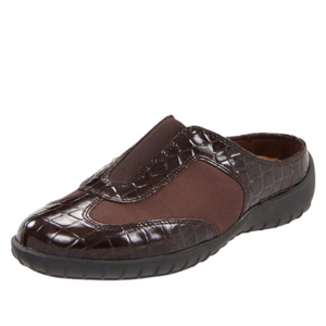 Walking Cradles Women’s Cheers Mule Size 13WW Brown Croc Shoes Mules